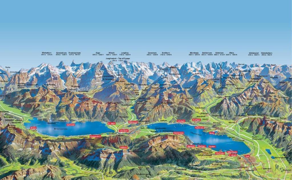 Swiss Mountains Apartments อินเทอร์ลาเคน ภายนอก รูปภาพ